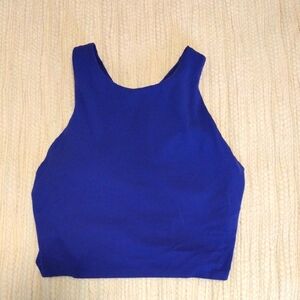 Athleta Purple Crop Fitted Tank Top